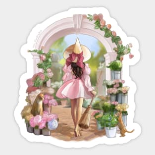 Garden Witch Sticker